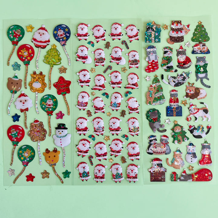 Shiny Christmas Drop Seal Stickers