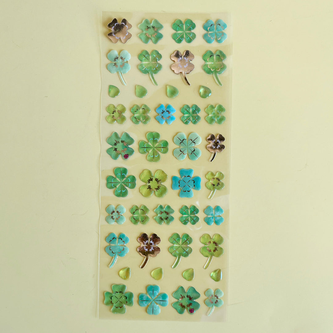 Clover Gem Stickers