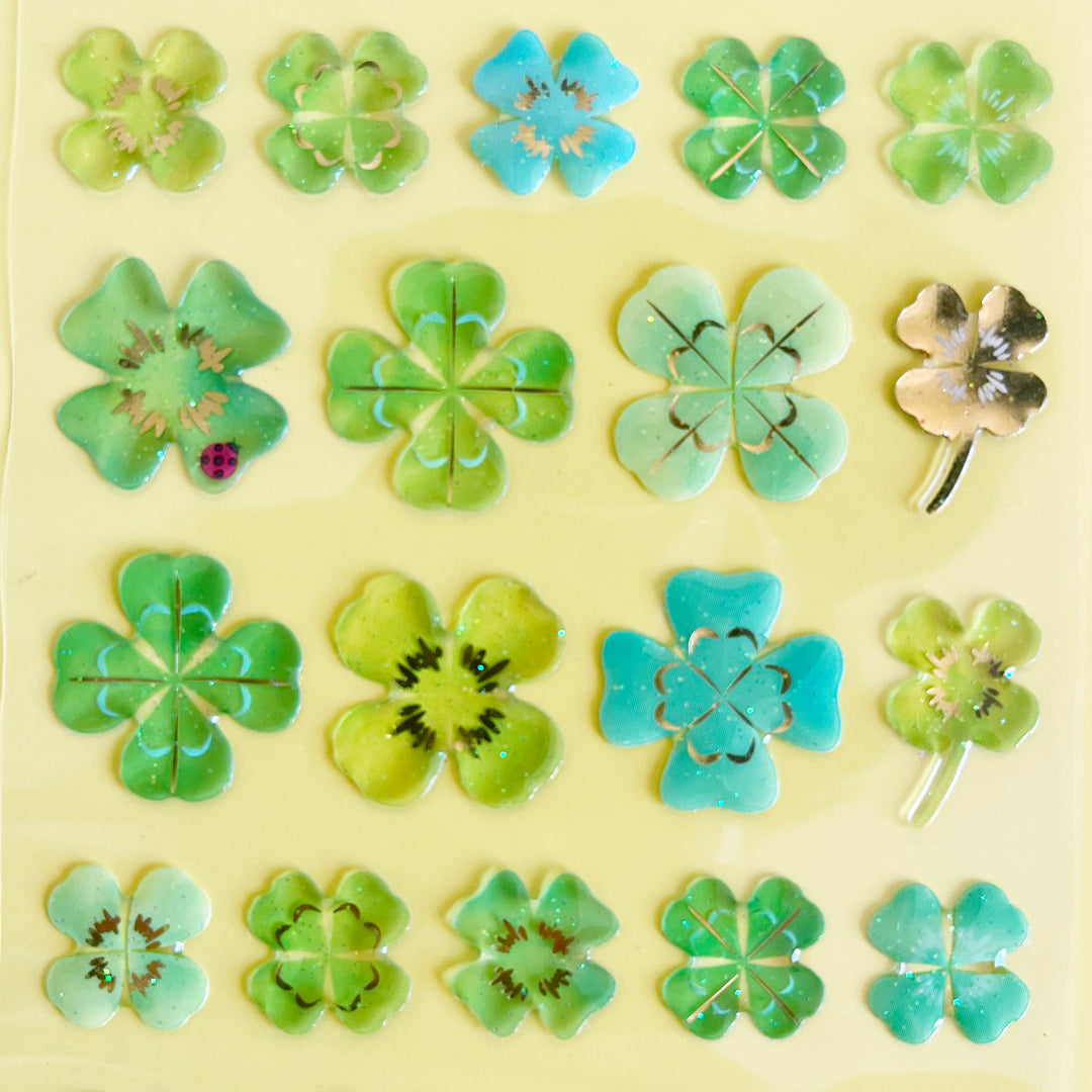 Clover Gem Stickers