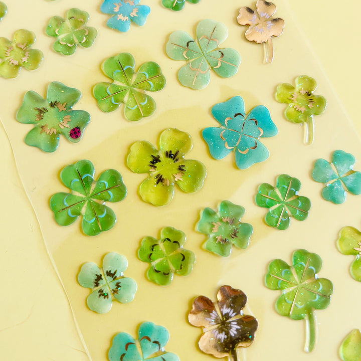 Clover Gem Stickers