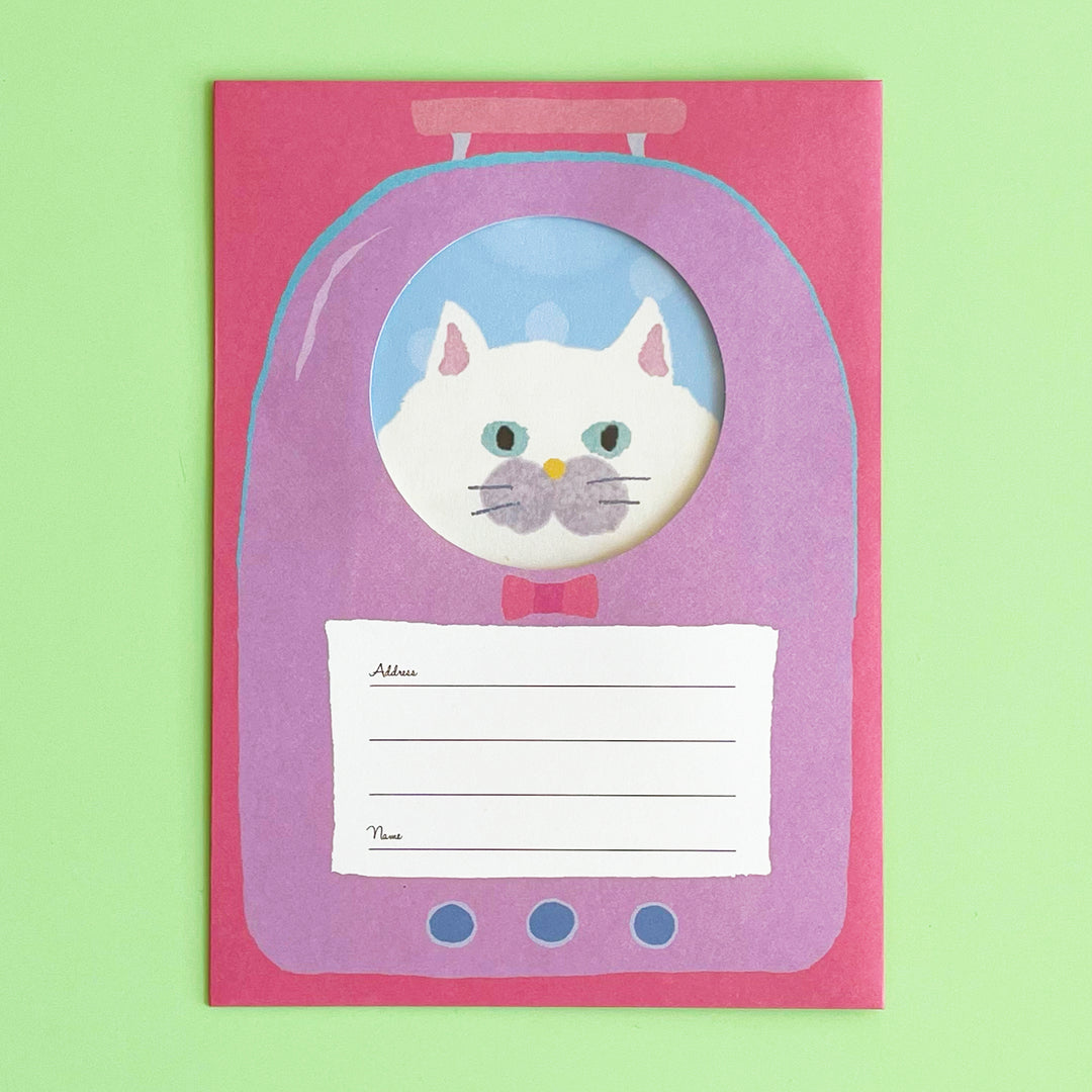 Cat in a Rucksack Letter Set