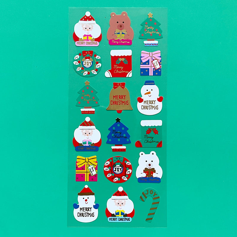 Classic Christmas Stickers