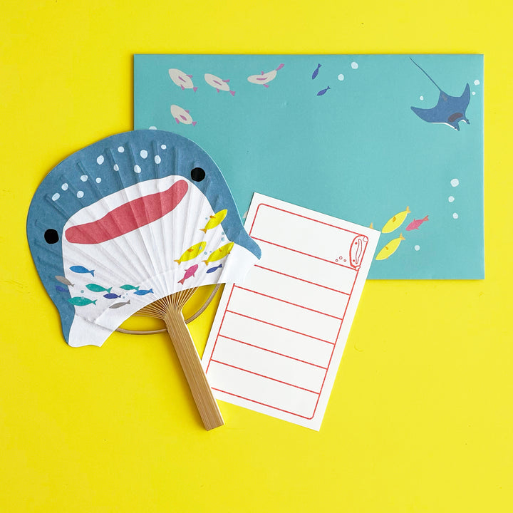 Under the Sea Fan Greeting Card