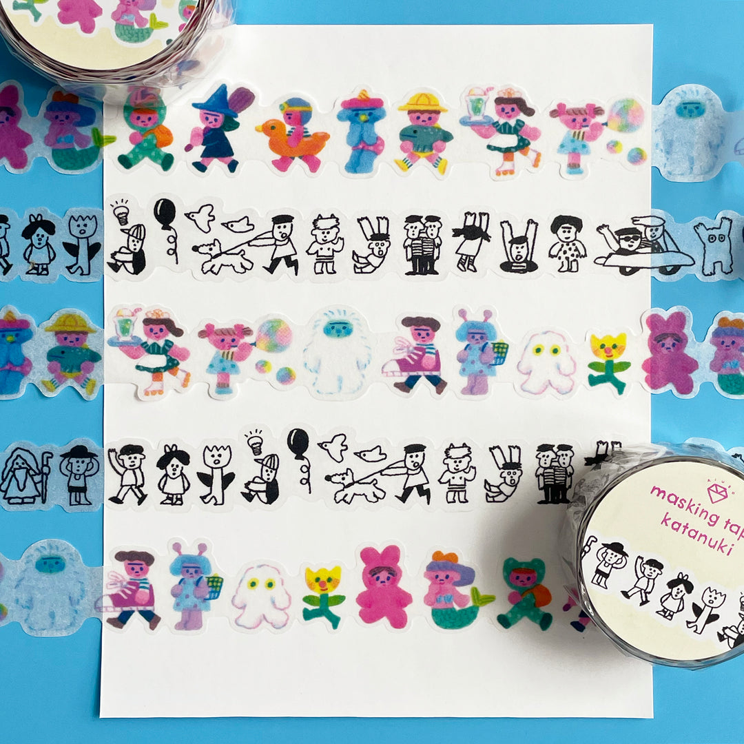 Chibi Border Die-Cut Washi Tape