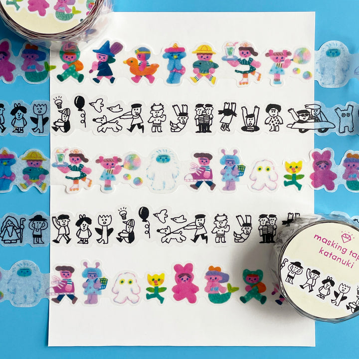 Chibi Border Die-Cut Washi Tape