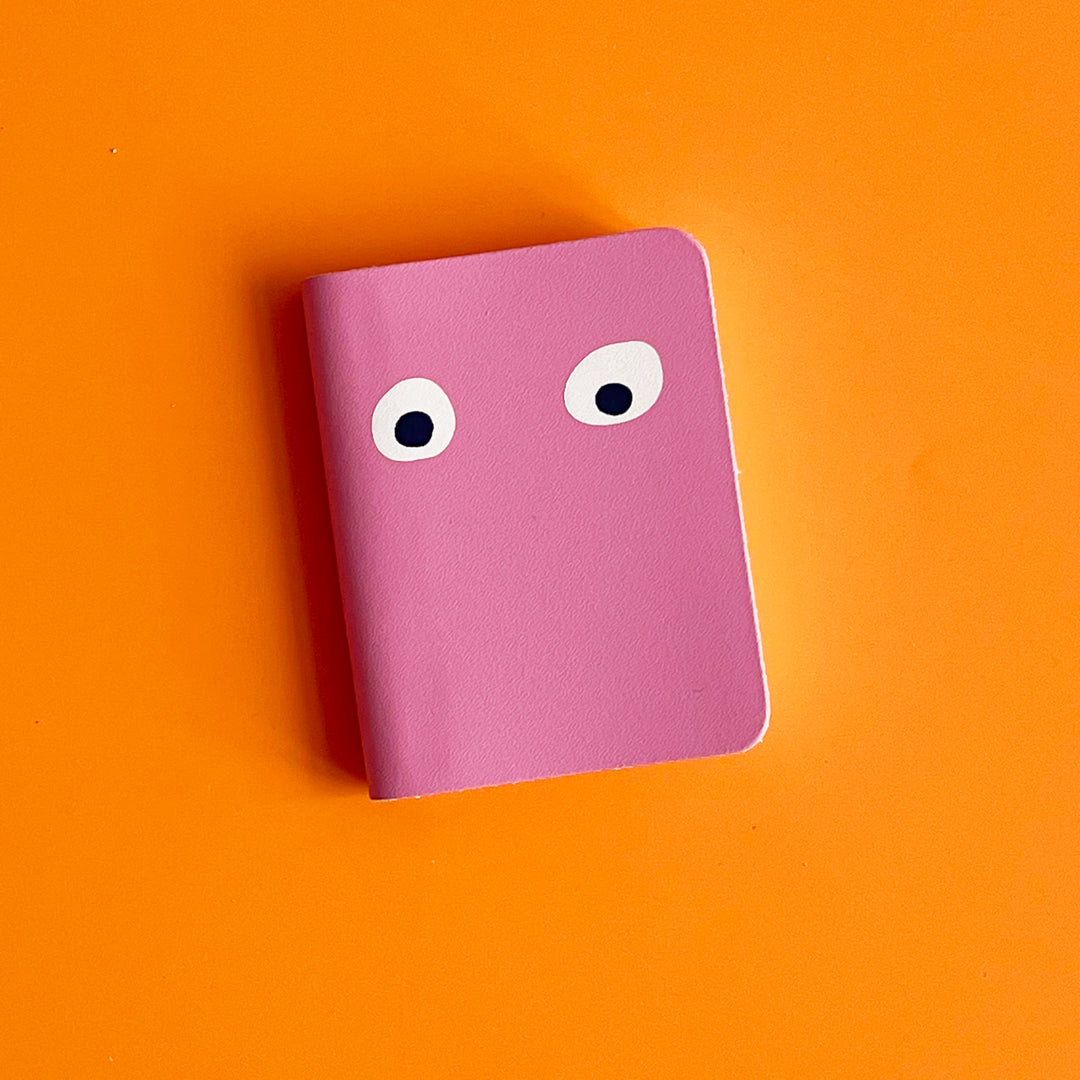 Googly Eye Leather Notebook