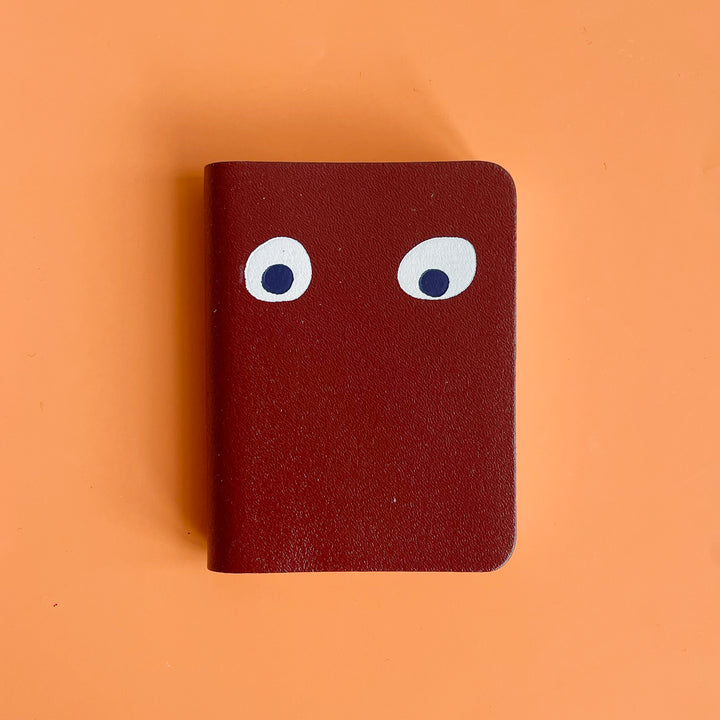 Googly Eye Leather Notebook