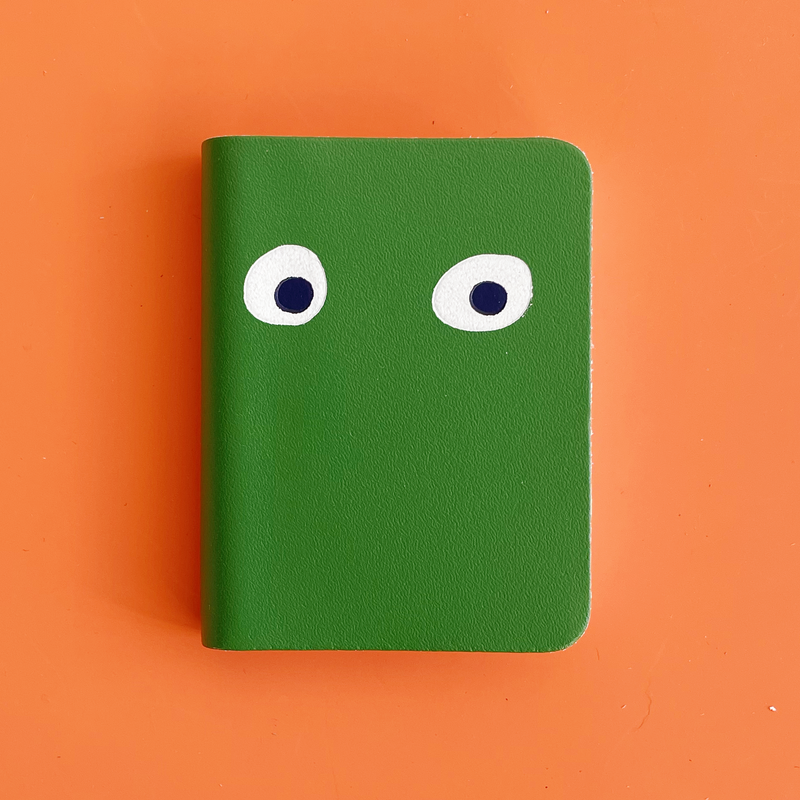 Googly Eye Leather Notebook