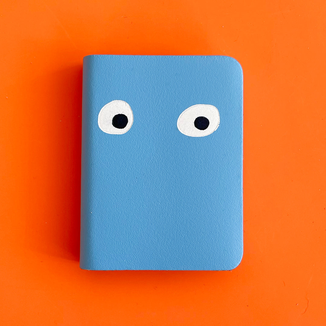 Googly Eye Leather Notebook