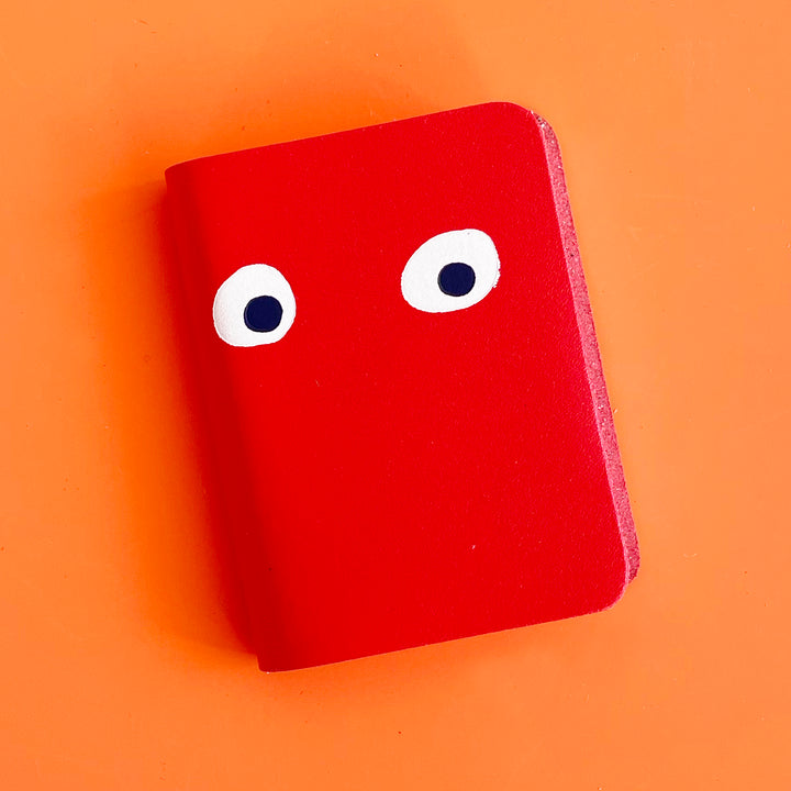 Googly Eye Leather Notebook