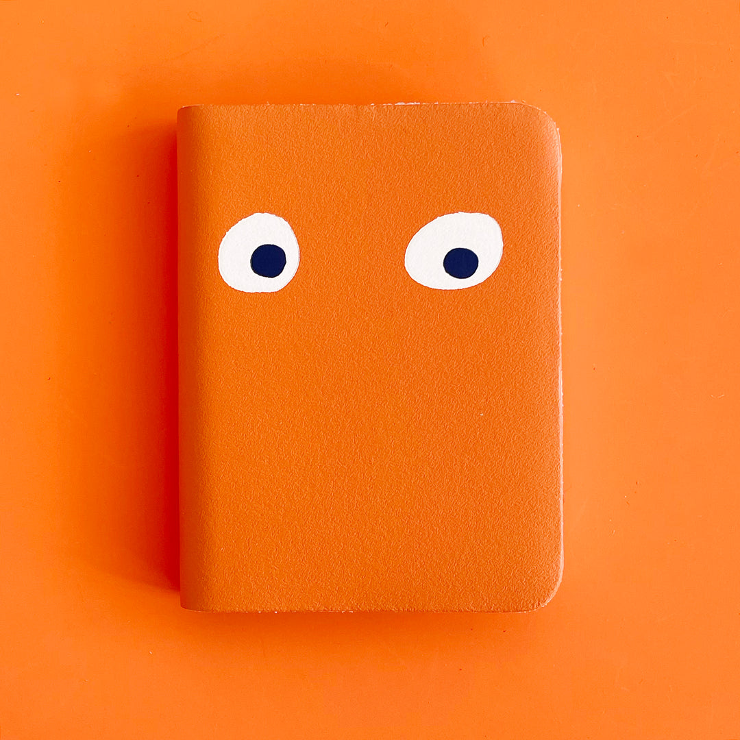 Googly Eye Leather Notebook