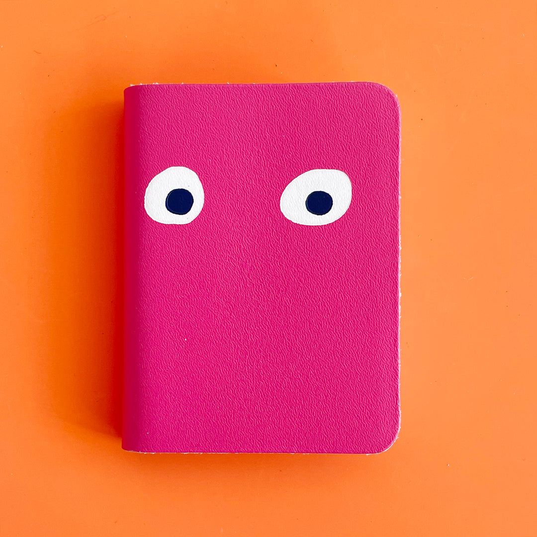 Googly Eye Leather Notebook