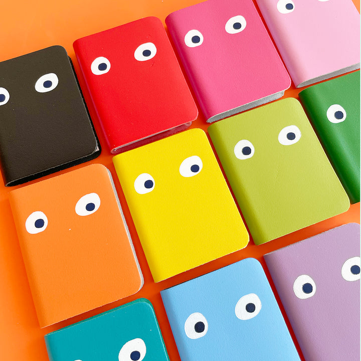 Googly Eye Leather Notebook