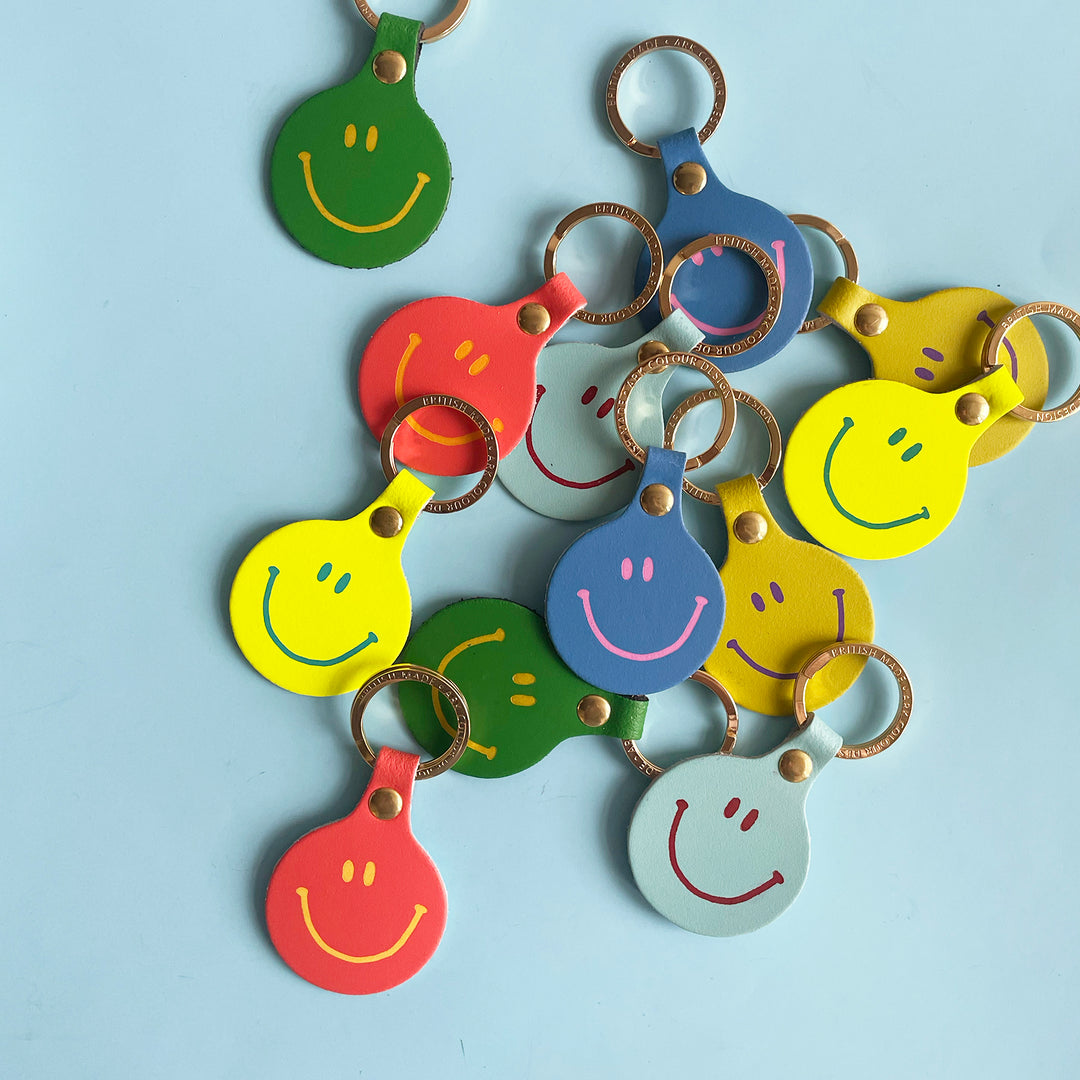 Happy Face Key Ring