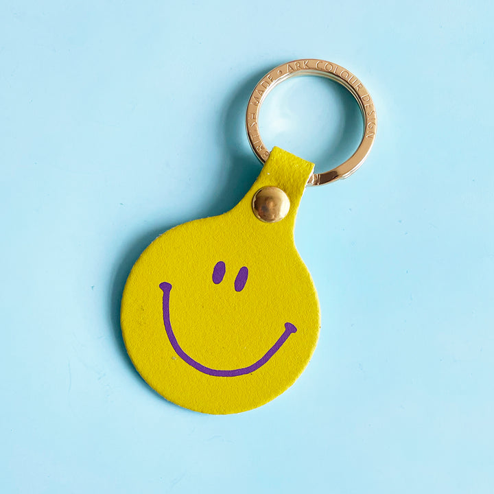 Happy Face Key Ring