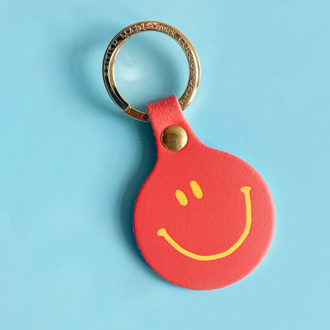 Happy Face Key Ring