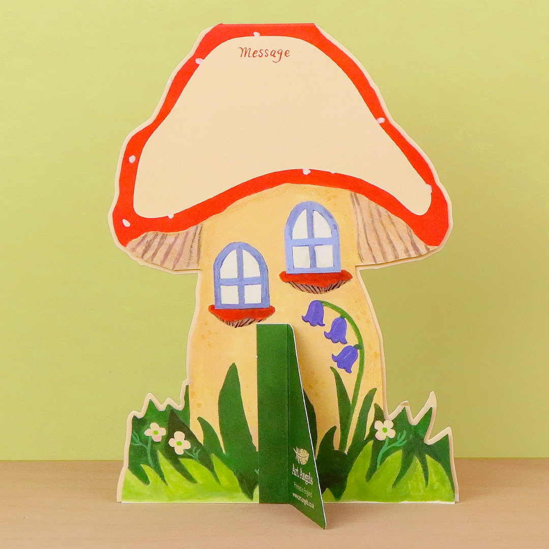 Toadstool Cottage Lift-the-Flap Greeting Card