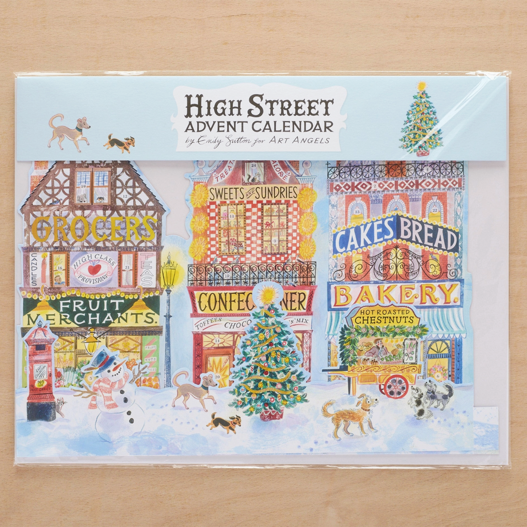High Street 3D Advent Calendar Diorama