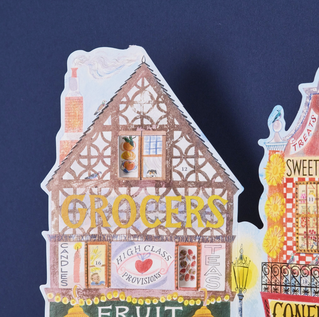 High Street 3D Advent Calendar Diorama