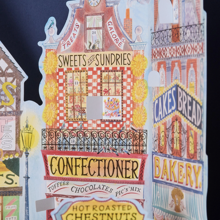 High Street 3D Advent Calendar Diorama