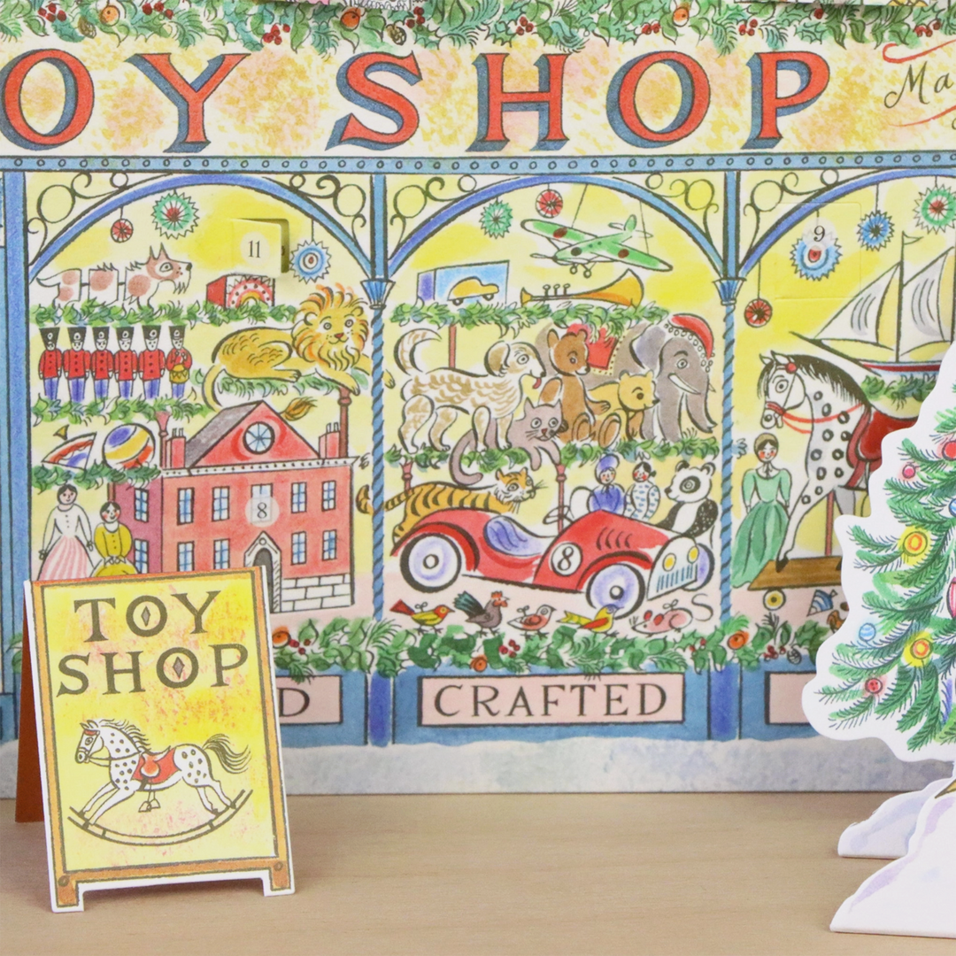 Toy Shop 3D Advent Calendar Diorama