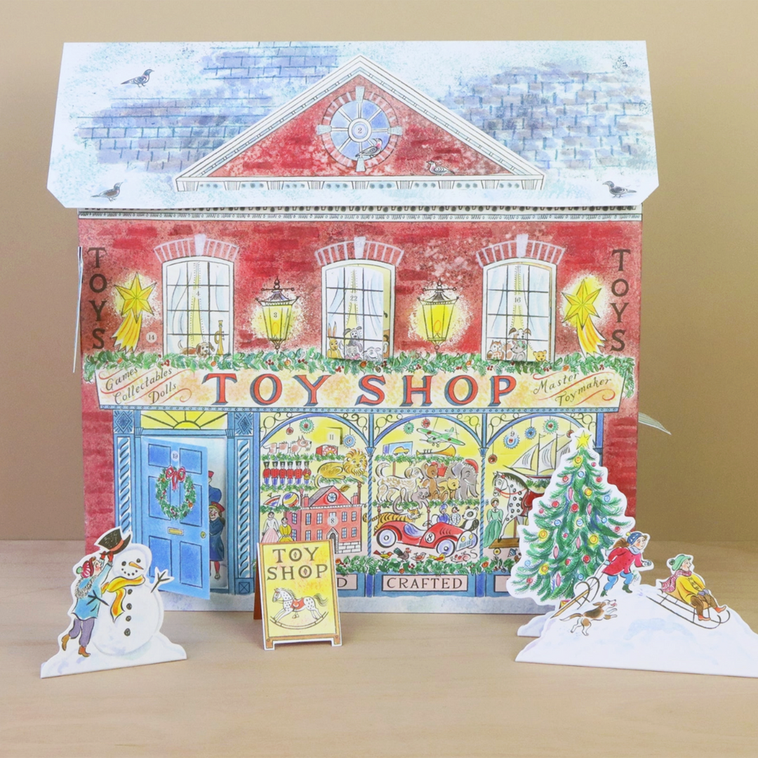 Toy Shop 3D Advent Calendar Diorama