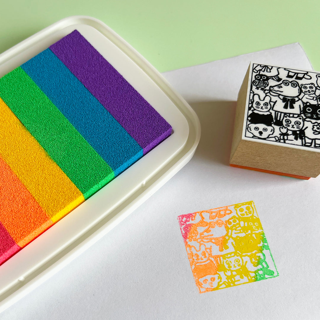 Neon Rainbow Stamp Pad
