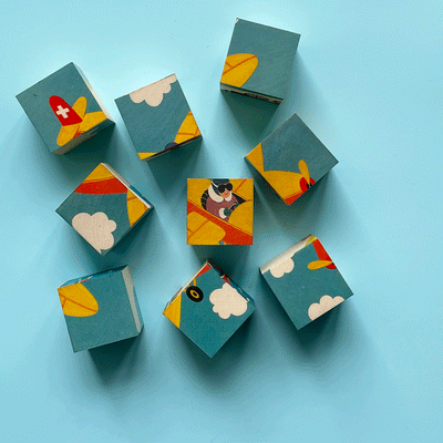 9-Piece Cube Puzzle