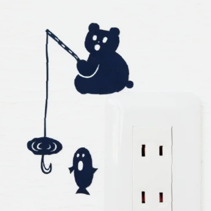 Black Bear Wall Stickers