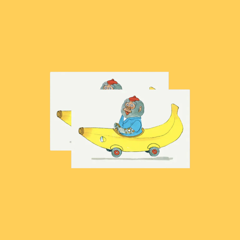 Bananas Gorilla + Car Tattoo