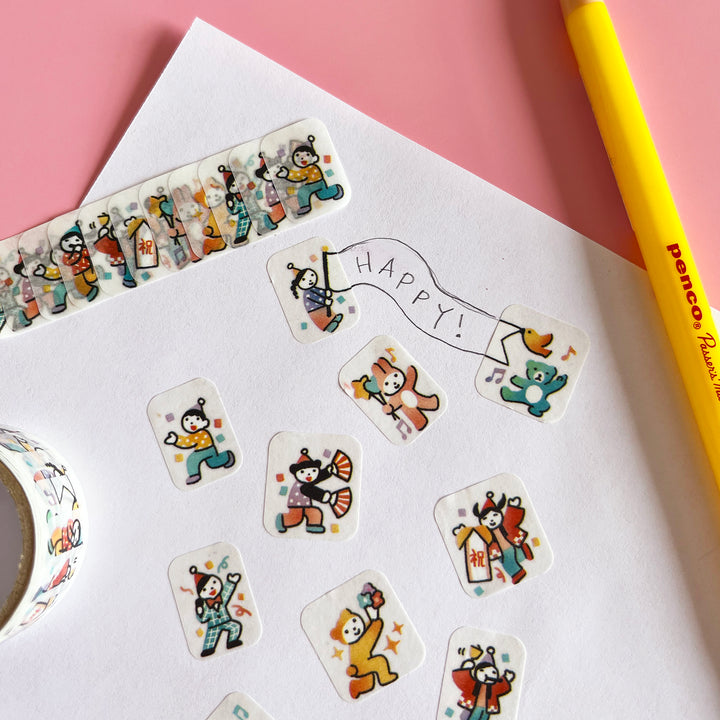 Let's Party Washi Sticker Roll