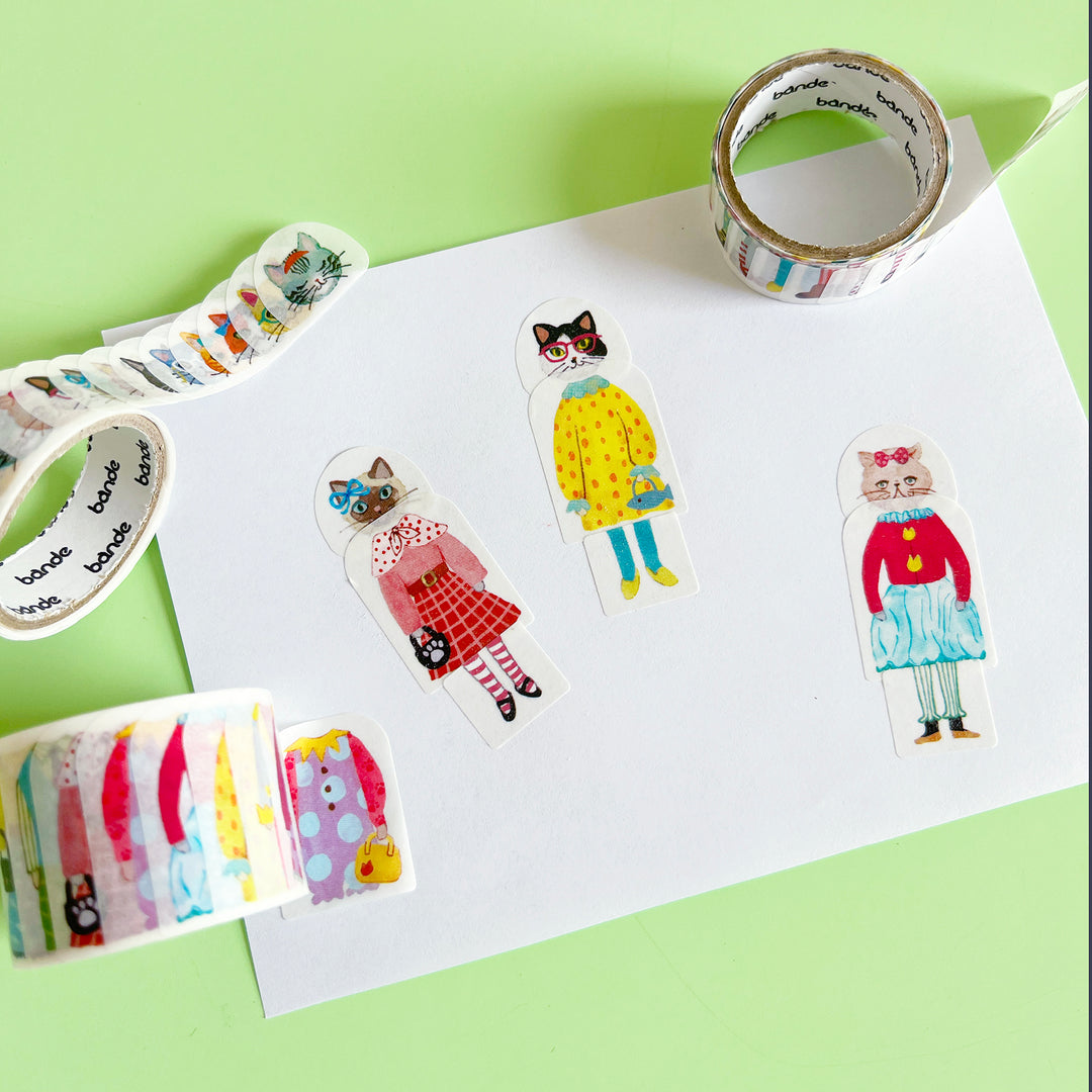 Get Ready With Me Cats Sticker Roll