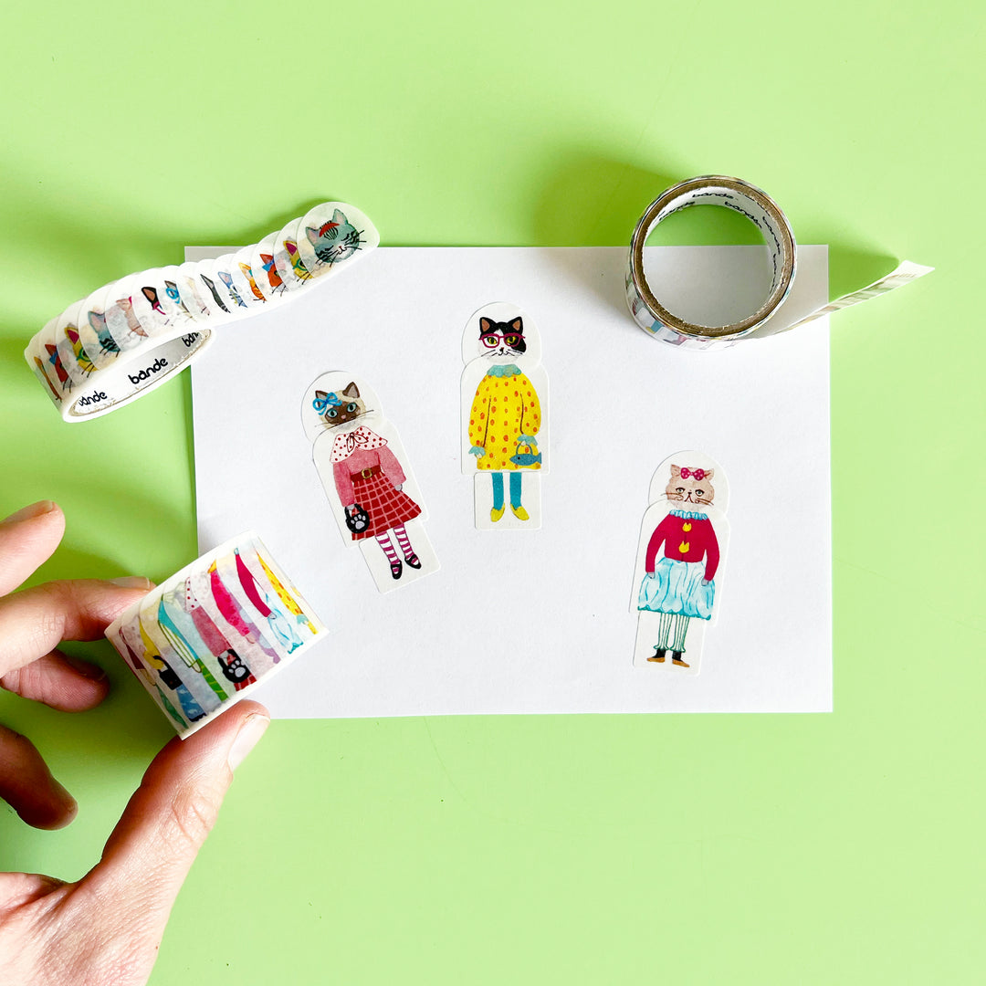 Get Ready With Me Cats Sticker Roll