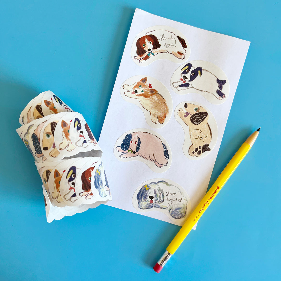 Floppy Dog Washi Sticker Roll