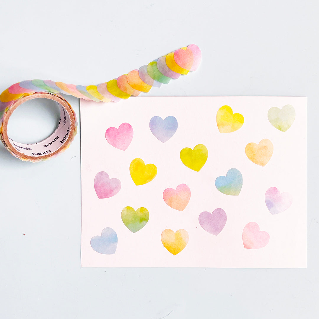 Hearts Washi Sticker Roll