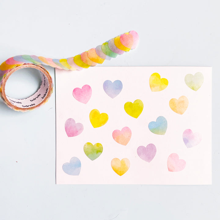 Hearts Washi Sticker Roll