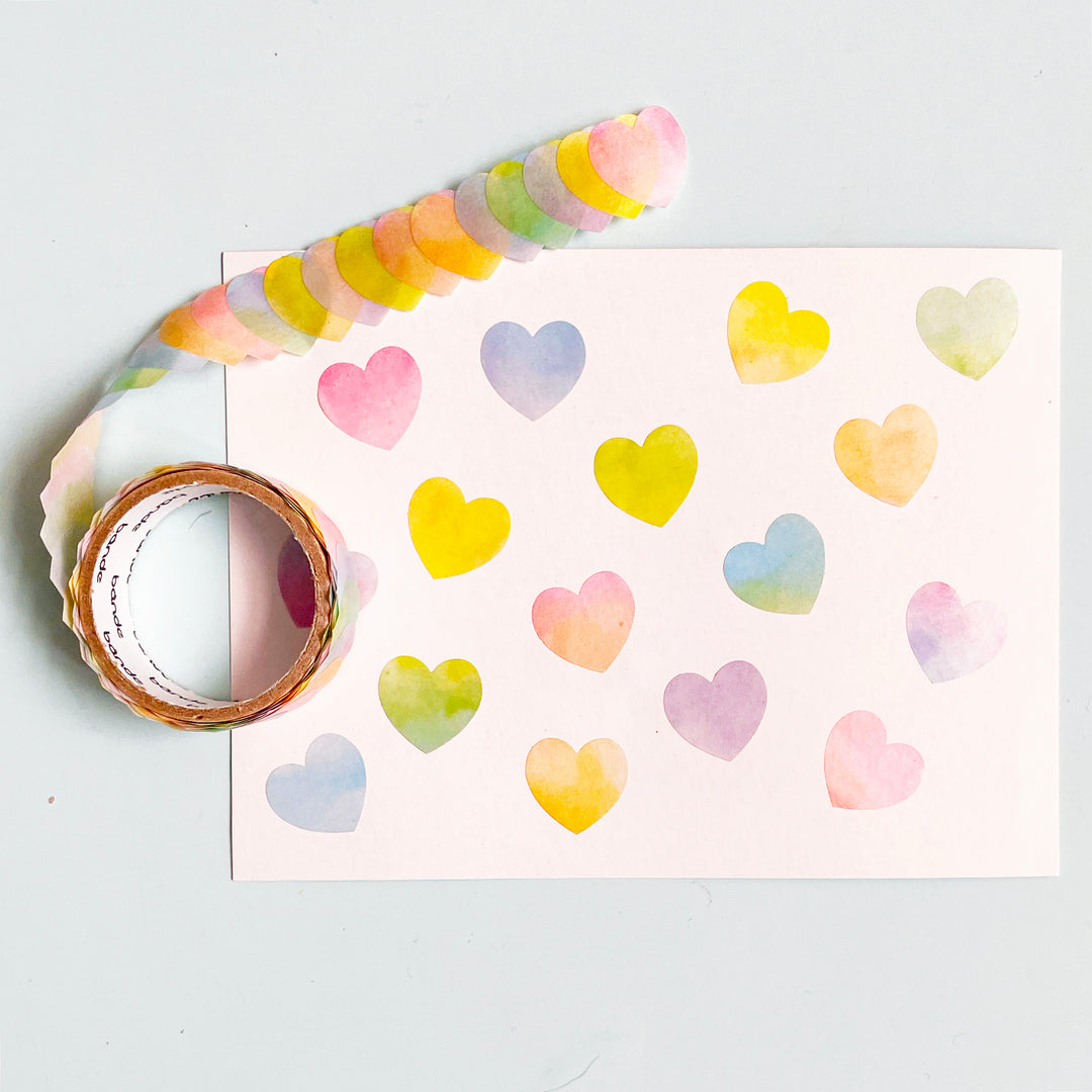 Hearts Washi Sticker Roll