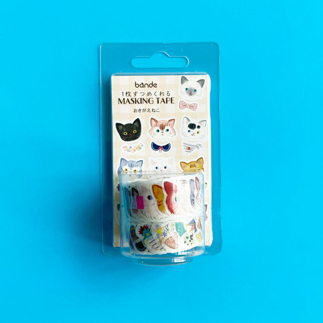 Cats and Clothes Washi Sticker Roll