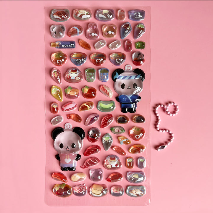 Delicious Food Bubble Stickers