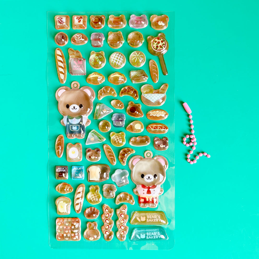 Delicious Food Bubble Stickers