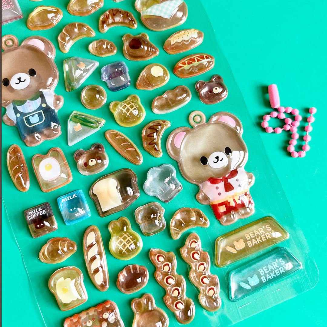 Delicious Food Bubble Stickers