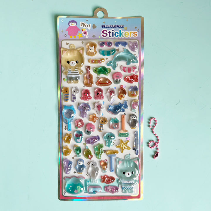 Delicious Food Bubble Stickers