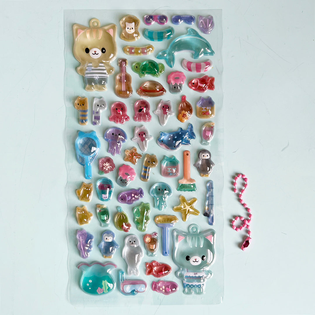 Delicious Food Bubble Stickers