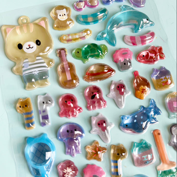 Delicious Food Bubble Stickers