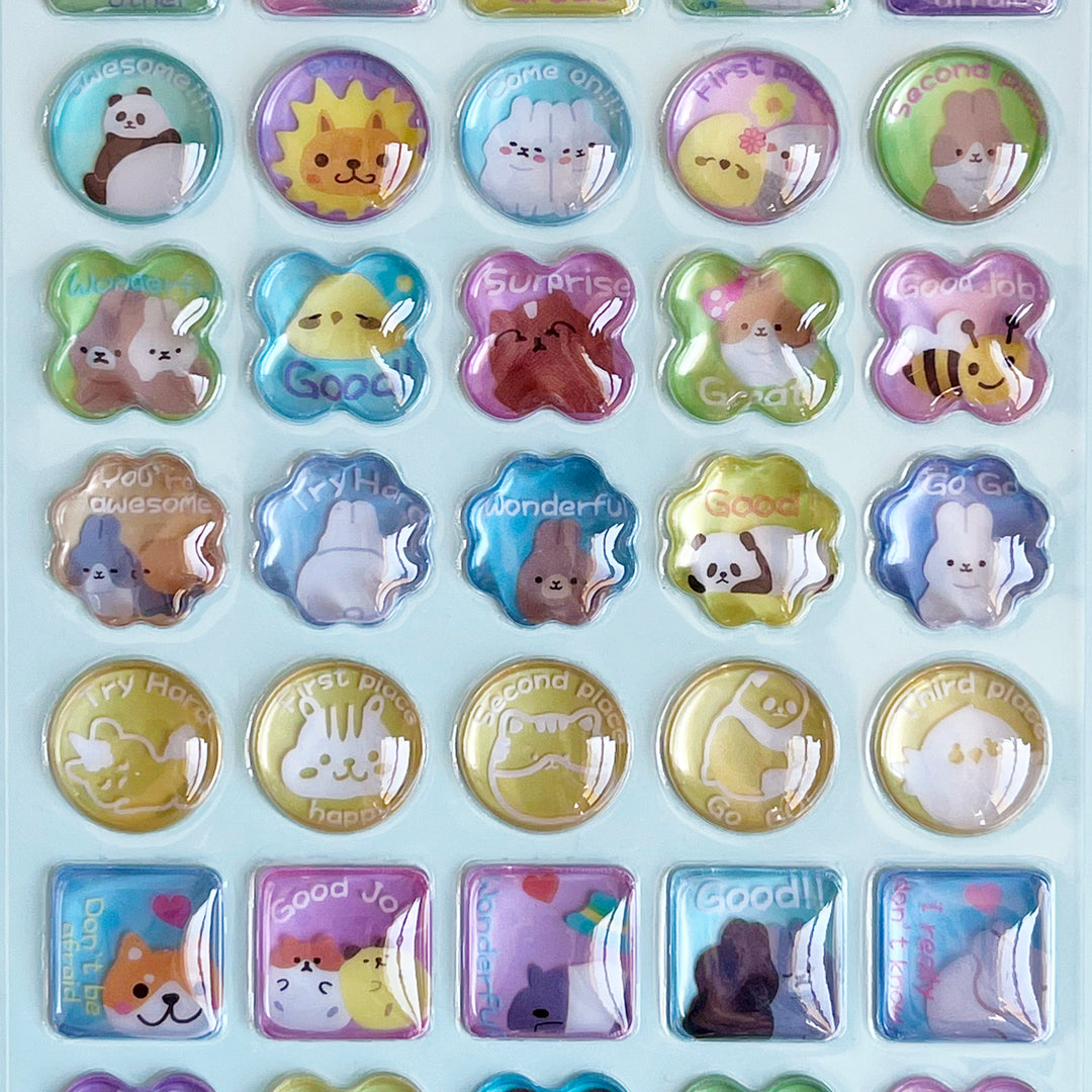 Cute Bubble Reward Stickers