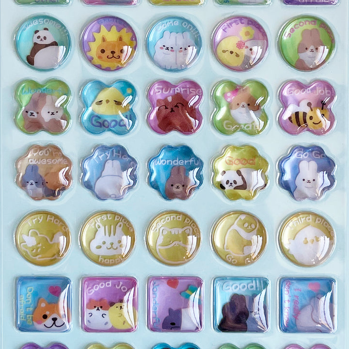 Cute Bubble Reward Stickers