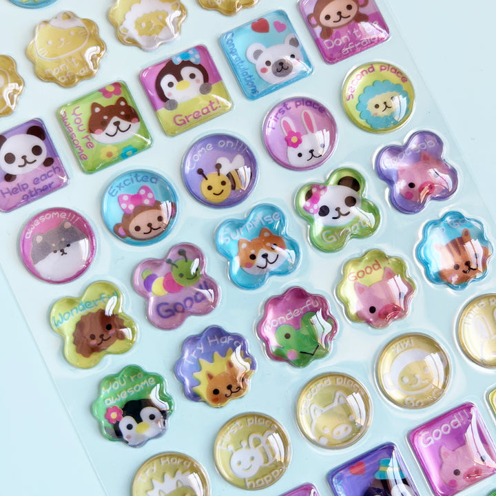 Cute Bubble Reward Stickers