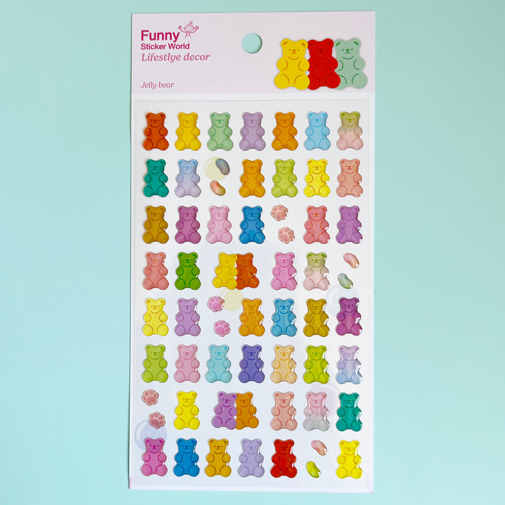 Gummy Bear Sticker Sheet
