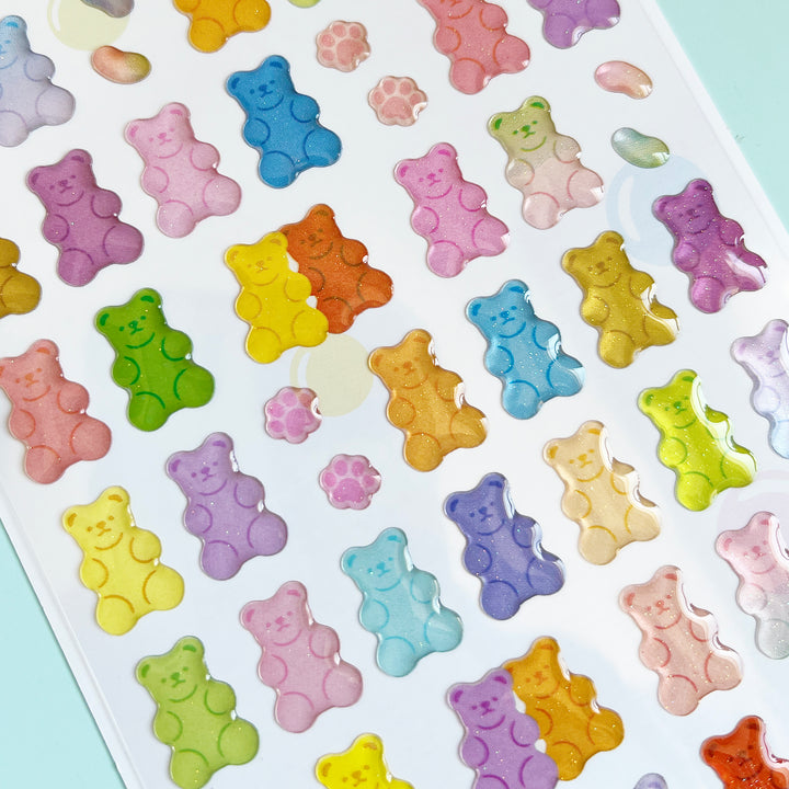 Gummy Bear Sticker Sheet