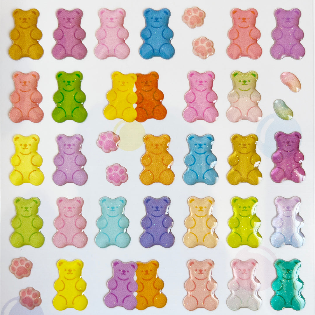 Gummy Bear Sticker Sheet